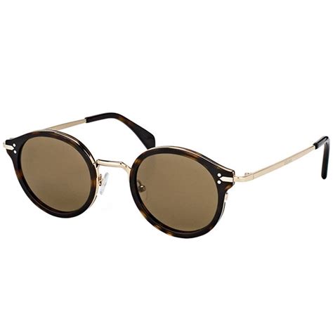 celine sunglasses cl 41082|Amazon.com: Celine Sunglasses Womens Round Black Gold .